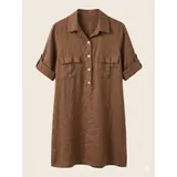 Camicie(D) Genere Camicia Camicia Casual Donna Estate Made in Italia Tempo libero Vari Colori Standard Monocromo Lino — foto 1