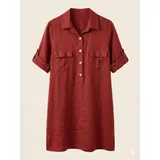 Camicie(D) Genere Camicia Camicia Casual Donna Estate Made in Italia Tempo libero Vari Colori Standard Monocromo Lino — foto 4