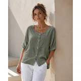 T-Shirt & Top(D) Genere T-Shirt Donna Estate Made in Italia Tempo libero Vari Colori Oversize — foto 8