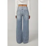 Jeans(D) Genere Jeans Larghi Donna Quattro stagioni Made in Cina Tempo libero Colore Unico Standard — foto 4