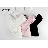 T-Shirt Donna Primavera/Estate Made in Cina Quotidiano Vari Colori Standard Monocromo — foto 3