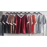 T-Shirt Donna Primavera/Estate Made in Italia Quotidiano Vari Colori Standard Monocromo — foto 4