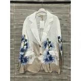 Giacche(D) Genere Giacca Blazer Donna Estate Made in Italia Tempo libero Vari Colori Standard Stampata — foto 5