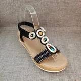 Sandali(D) Genere Sandali con Zeppa Donna Made in Cina — foto 1