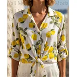 Camicie(D) Genere Camicetta Donna Primavera/Estate Made in Italia Quotidiano Vari Colori Oversize — foto 5