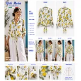 Camicie(D) Genere Camicetta Donna Primavera/Estate Made in Italia Quotidiano Vari Colori Oversize — foto 3