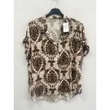 T-Shirt & Top(D) Genere T-Shirt Donna Estate Made in Italia Quotidiano Vari Colori Standard Stampata — foto 4