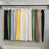 Pantaloni(D) Genere Pantaloni Donna Estate Made in Spagna Quotidiano Colore Unico Curvy(taglie forti) — foto 1