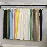 Pantaloni(D) Genere Pantaloni Donna Estate Made in Spagna Quotidiano Colore Unico Curvy(taglie forti) — foto 3