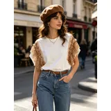 T-Shirt Donna Estate Made in Italia Quotidiano Colore Unico Standard — foto 1