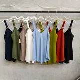 T-Shirt & Top(D) Genere Canottiera Donna Estate Made in Spagna Quotidiano Colore Unico Curvy(taglie forti) — foto 3
