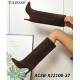 Texani/Biker Donna Autunno/Inverno Made in Cina Quotidiano Tacco Spillo A punta — foto 3