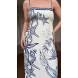 Abito Donna Estate Made in Cina Tempo libero Colore Unico Standard Fiori Cotone — foto 5