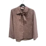 Camicie(D) Genere Camicia Donna Autunno Made in Italia Quotidiano Colore Unico Standard Multicolore Cotone — foto 1