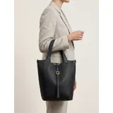 Donna Borsa a Mano - Larghezza 30 Cm - Altezza 31 Cm - Profondità 14 Cm - Tracolla Regolabile E Removibile - Accessori Metallici In Colore Oro - con Borsellino Interno Rimovibile - Made In Italy<br />
Vera Pelle Martellata — foto 1
