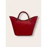 Donna Borsa a Mano -Larghezza: 23 Cm-Altezza: 24 Cm-Profondità: 12 Cm-Chiusura Con Zip-Con Tracolla Rimovibile E Regolabile-Accessori In Colore Oro-Made In Italy — foto 1