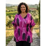 Camicie(D) Genere Camicetta Donna Estate Made in Italia Tempo libero Colori Casuale Curvy(taglie forti) Stampata Lino — foto 1