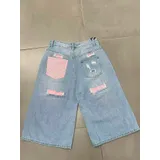 Jeans Corto Donna Primavera/Estate Made in Cina Quotidiano Colore Unico Standard — foto 3