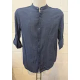 Camicie(U) Uomo Camicia Casual Uomo Estate Made in Italia Quotidiano Colore Unico — foto 4
