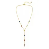 Collana a Y con Zirconi Multitaglio Colorati — foto 1