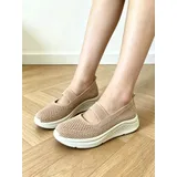 Sneakers basse Donna Primavera Made in Cina Tempo libero Colore Unico Plateau Anteriore Tonda — foto 2