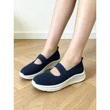 Sneakers basse Donna Primavera Made in Cina Tempo libero Colore Unico Plateau Anteriore Tonda — foto 3