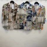 Camicie(D) Genere Camicia Donna Quattro stagioni Made in Italia Quotidiano Vari Colori Standard Monocromo — foto 3