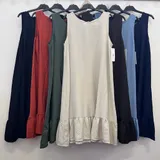 Vestiti Genere Vestiti Donna Primavera/Estate Made in Italia Quotidiano Colore Unico Standard Monocromo — foto 1
