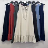 Vestiti Genere Vestiti Donna Primavera/Estate Made in Italia Quotidiano Colore Unico Standard Monocromo — foto 3