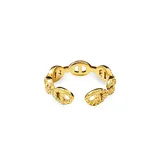 Anello Regolabile a Maglia Marina con Zirconi — foto 4
