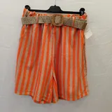 Pantaloni(D) Genere Pantaloni Shorts Donna Estate Made in Italia Quotidiano Vari Colori Standard Righe — foto 5