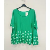 T-Shirt & Top(D) Genere T-Shirt Donna Estate Made in Italia Quotidiano Vari Colori Curvy(taglie forti) Stampata — foto 5