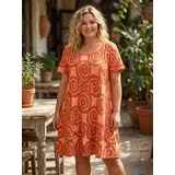 Vestiti Donna Primavera/Estate Made in Italia Quotidiano Vari Colori Curvy(taglie forti) Multicolore — foto 1