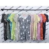 Vestiti Donna Primavera/Estate Made in Italia Quotidiano Vari Colori Curvy(taglie forti) Multicolore — foto 4