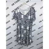 Vestiti Donna Primavera/Estate Made in Italia Quotidiano Vari Colori Curvy(taglie forti) Multicolore — foto 5