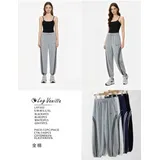 Pantaloni Sportivi Donna Quattro stagioni Made in Cina Tempo libero Colore Unico Standard — foto 1