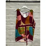 T-Shirt & Top(D) Genere Canottiera Donna Estate Made in Italia Quotidiano Vari Colori Standard Stampata — foto 4