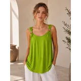 T-Shirt & Top(D) Genere Canottiera Donna Estate Made in Italia Tempo libero Vari Colori Oversize — foto 3