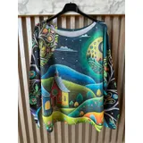 Pullover Donna 1 colore Stampata Normale Poliestere Normale Senza Chiusura — foto 3