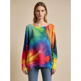 Pullover Donna 1 colore Stampata Normale Poliestere Normale Senza Chiusura — foto 1