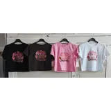 T-Shirt Donna Primavera/Estate Made in Italia Quotidiano Vari Colori Standard Monocromo — foto 4