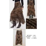Gonne Genere Gonna lunga Donna Autunno/Inverno Made in Cina Da festa Colore Unico Standard Maculata Viscosa — foto 3
