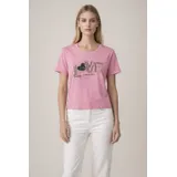 T-Shirt & Top(D) Genere T-Shirt Donna Estate Made in Cina Quotidiano Colore Unico Standard — foto 1
