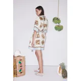 Vestiti Donna Primavera/Estate Made in Cina Tempo libero Colori Casuale Standard Cotone — foto 5