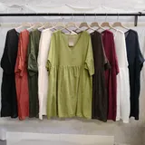 Vestiti Genere Vestiti Donna Estate Made in Spagna Quotidiano Colore Unico Curvy(taglie forti) — foto 1