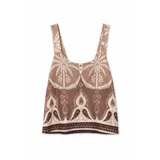 TOP CON STAMPA TROPICALE — foto 4