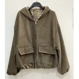Giacca Leggere Giacca Donna Autunno/Inverno Made in Italia Tempo libero Colore Unico — foto 4