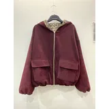Giacca Leggere Giacca Donna Autunno/Inverno Made in Italia Tempo libero Colore Unico — foto 6