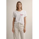 T-Shirt & Top(D) Genere T-Shirt Donna Estate Made in Italia Tempo libero Colore Unico Standard — foto 1