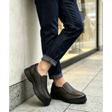 Mosassini Uomo Autunno Made in Cina Tempo libero Plateau Anteriore Squadrata — foto 3